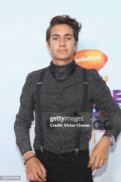 Andy Zurita attends the Nickelodeon Kids' Choice Awards Mexico 2017 at Auditorio Nacional on August 19, 2017 in Mexico City, Mexico.