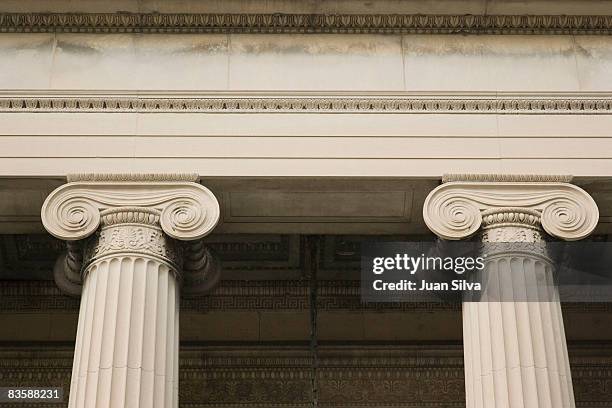 ionic columns - colonnade stock pictures, royalty-free photos & images