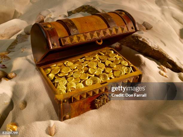 treasure chest - treasuregold bildbanksfoton och bilder