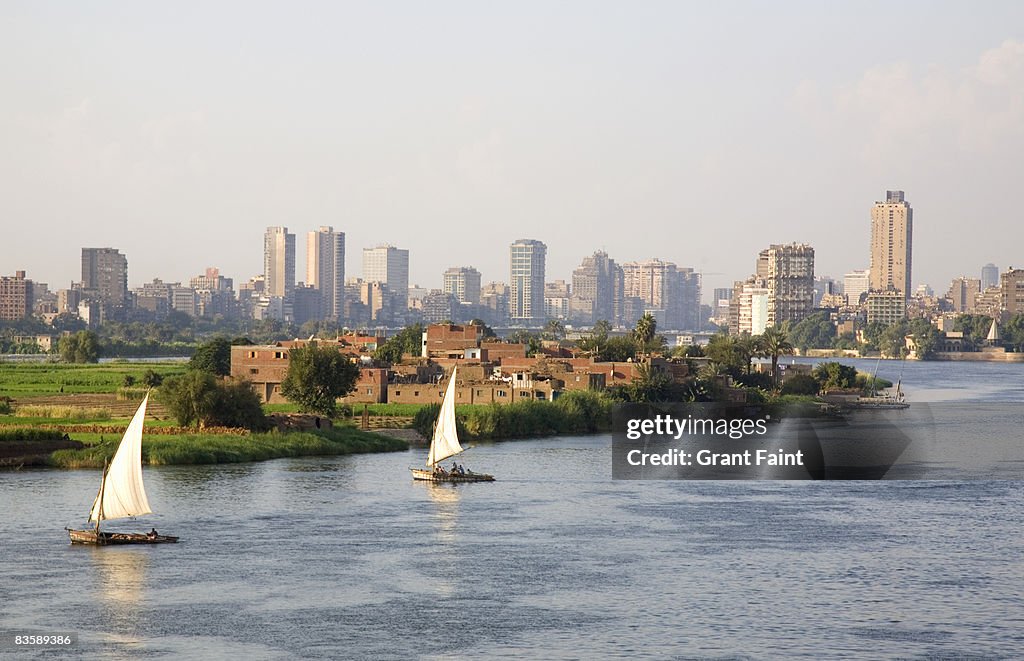 View nile river at cairo