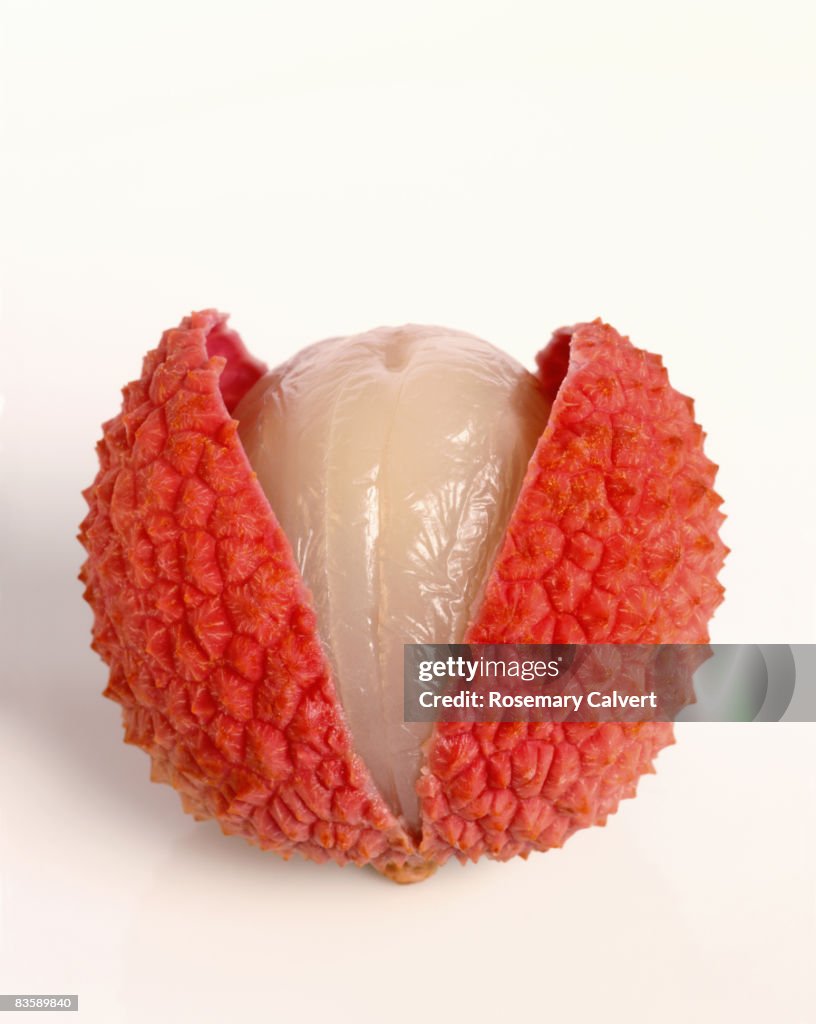 Spolied Lychee Lychee Split Open High-Res Stock Photo - Getty Images