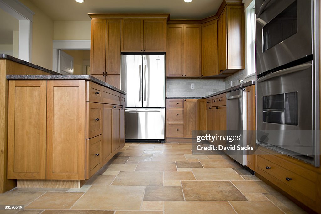 Kitchen in newly constructed house