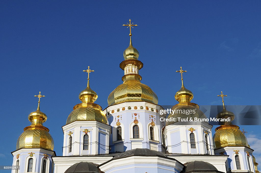 Ukraine, Kiev, St Michael Monastery and golden dom