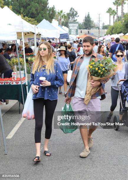 Whitney Port and Tim Rosenman are seen on August 20, 2017 in Los Angeles, CA.