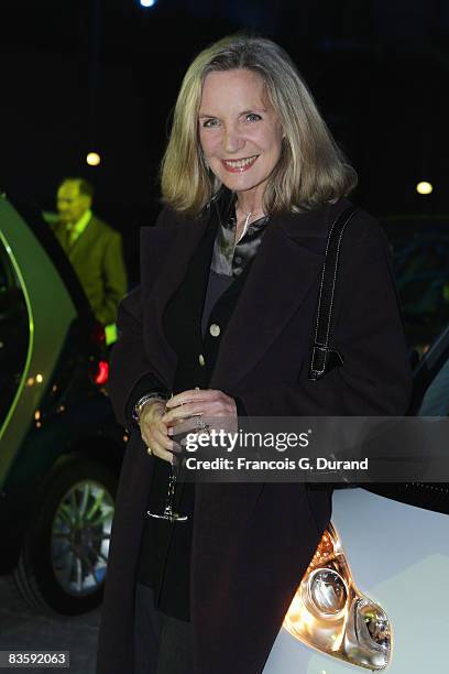 Actress Marie Christine Adam attends the 10 years party of the Smart as a new Hermes designed Smart Fortwo is presented, at the Grand Palais on...