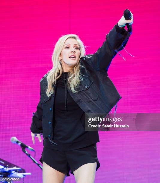 Ellie Goulding performs live on stage during V Festival 2017 at Hylands Park on August 20, 2017 in Chelmsford, England.