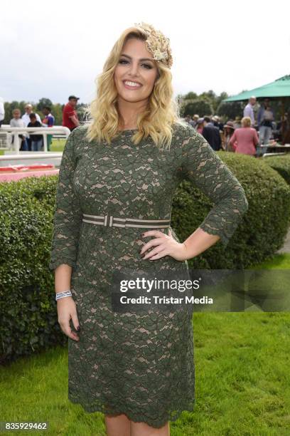 Angelina Kirsch during the Audi Ascot Race Day 2017 on August 20, 2017 in Hanover, Germany.