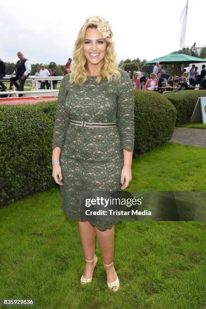 Angelina Kirsch during the Audi Ascot Race Day 2017 on August 20, 2017 in Hanover, Germany.
