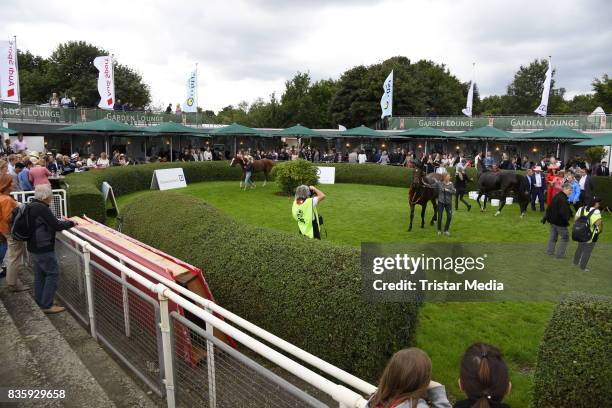 Area overview during the Audi Ascot Race Day 2017 on August 20, 2017 in Hanover, Germany.