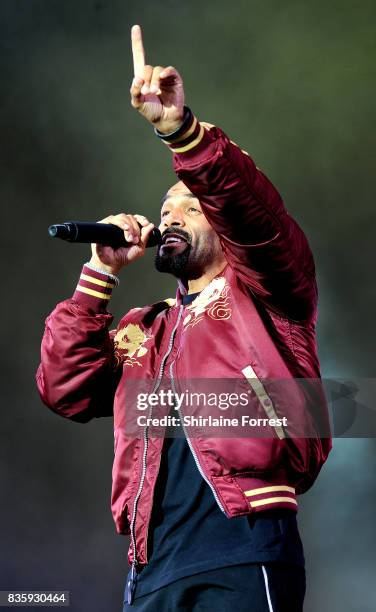 Craig David performs live on stage during V Festival 2017 at Weston Park on August 20, 2017 in Stafford, England.