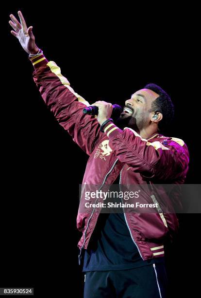Craig David performs live on stage during V Festival 2017 at Weston Park on August 20, 2017 in Stafford, England.