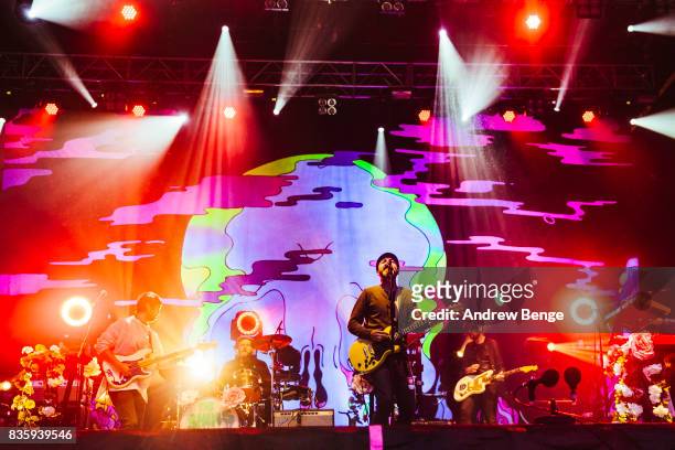 James Mercer of The Shins performs on the Mountain stage during day 4 at Green Man Festival at Brecon Beacons on August 20, 2017 in Brecon, Wales.