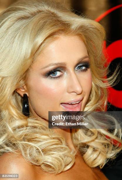 Paris Hilton arrives at a special screening of the Lionsgate film, "Repo! The Genetic Opera" at the Planet Hollywood Resort & Casino November 6, 2008...