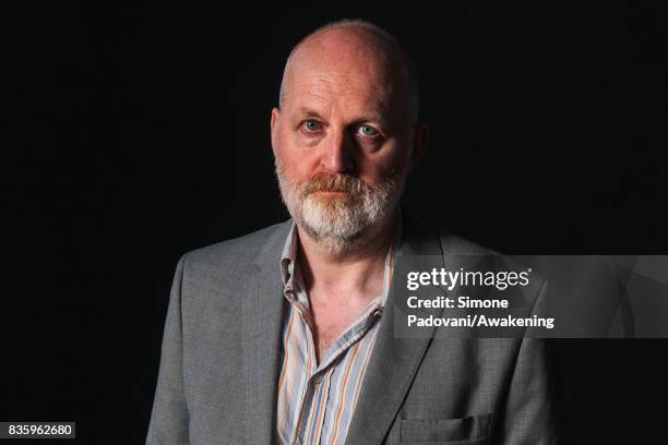 Don Paterson attends a photocall during the Edinburgh International Book Festival on August 20, 2017 in Edinburgh, Scotland.