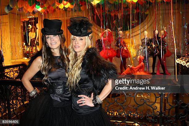 Co-Founders Pamela Skaist-Levy and Gela Nash-Taylor attend the opening party for Juicy Couture's 5th Avenue flagship store at the Juicy Couture...