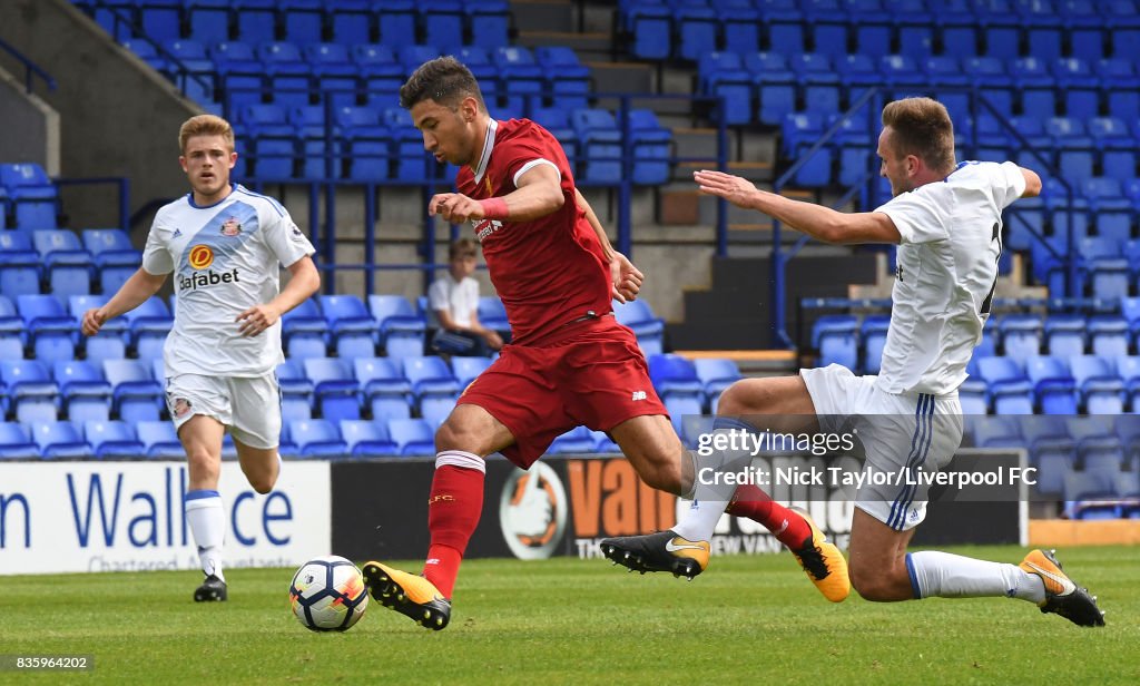 Liverpool v Sunderland: U23 Premier League
