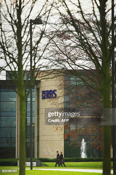The headquarters of the Royal Bank of Scotland are pictured in Gogarburn, near Edinburgh, on November 7, 2008. The UK's largest mortgage lenders...