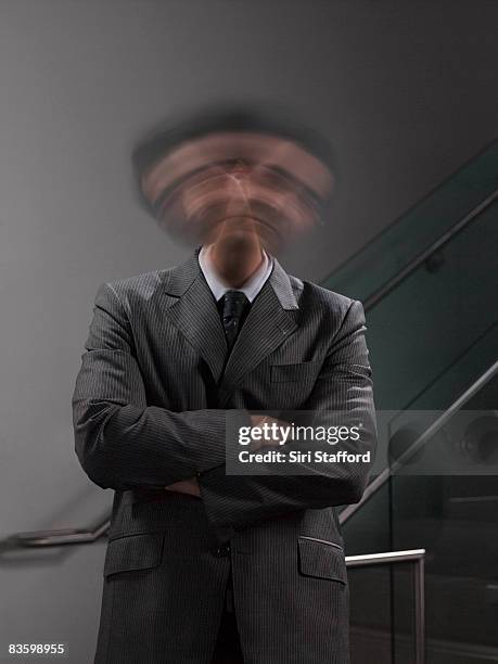 businessman shaking head, blurred motion - shaking head stock pictures, royalty-free photos & images