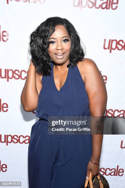 Fashion blogger Tammie Reed at Upscale Magazine's Brunch Style featuring Vivian Green on August 20, 2017 in Atlanta, Georgia.