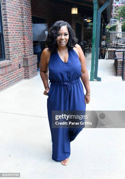 Fashion blogger Tammie Reed at Upscale Magazine's Brunch Style featuring Vivian Green on August 20, 2017 in Atlanta, Georgia.