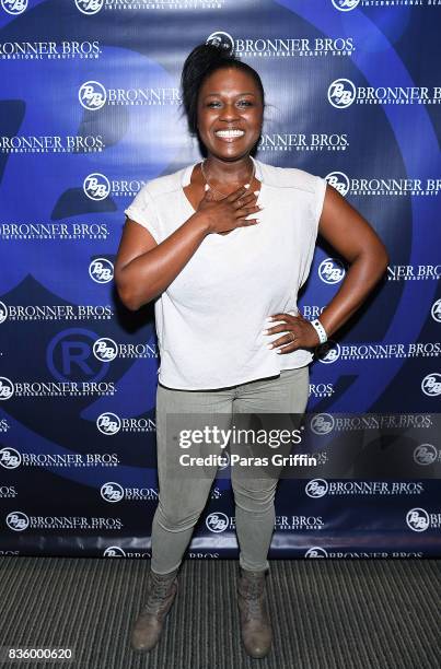 Actress Deborah Joy Winans at 70th Anniversary Bronner Brothers International Beauty Show Georgia World Congress Center on August 20, 2017 in...