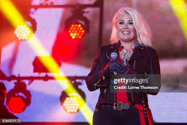 Kim Wilde performs at Rewind Festival on August 20, 2017 in Henley-on-Thames, England.