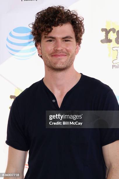 Vance Joy poses with Solar Eclipse glasses at the Radio 104.5 Summer Block Party August 20 , 2017 in Philadelphia, Pennsylvania