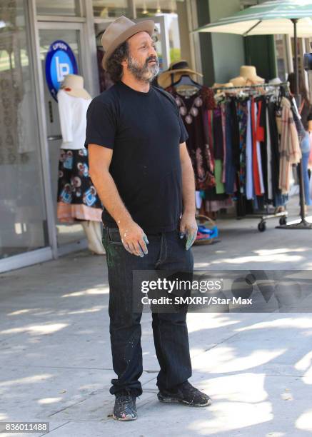 Thierry Guetta is seen on August 20, 2017 in Los Angeles, California