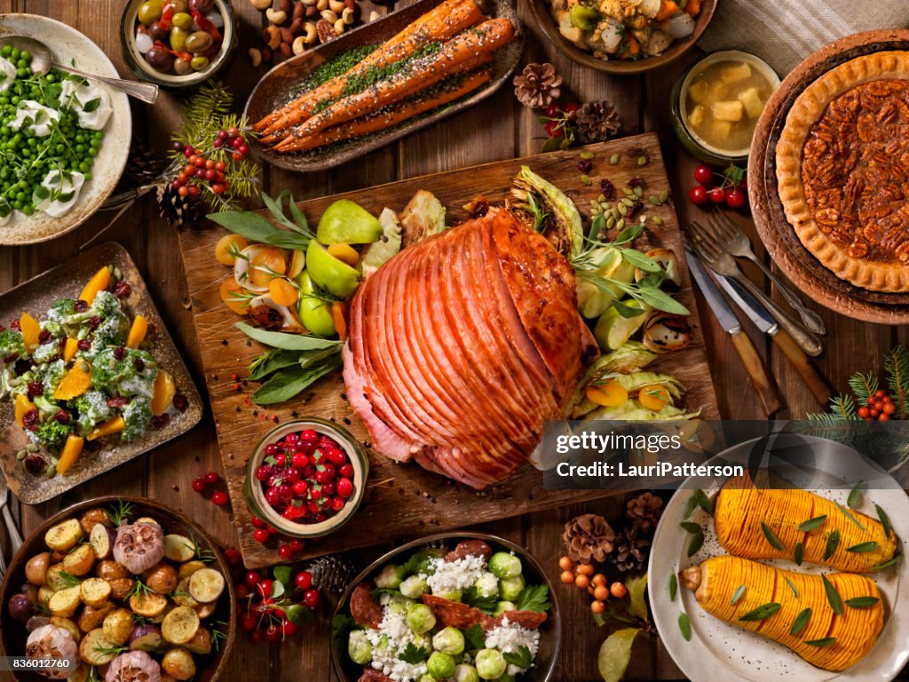 Holiday Spiral Ham Dinner