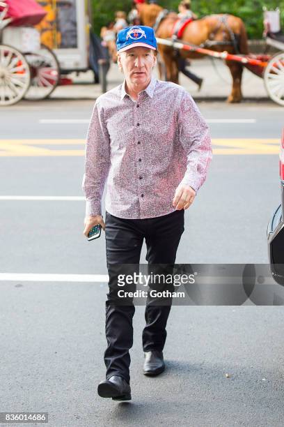 Comedian Bill Maher is seen in Midtown on August 20, 2017 in New York City.
