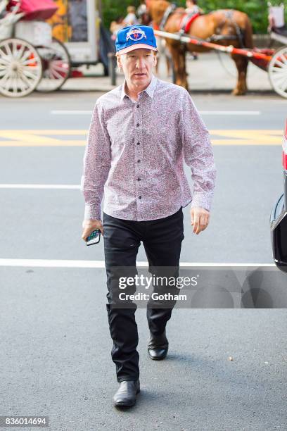 Comedian Bill Maher is seen in Midtown on August 20, 2017 in New York City.