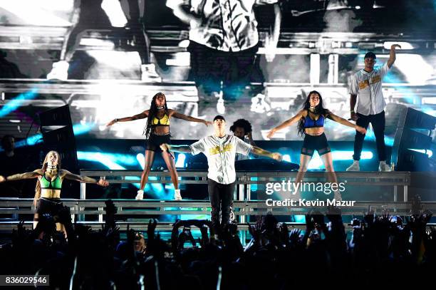Major Lazer performs during Day Two of 2017 Billboard Hot 100 Festival at Northwell Health at Jones Beach Theater on August 20, 2017 in Wantagh City.