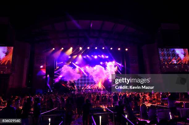 Major Lazer performs during Day Two of 2017 Billboard Hot 100 Festival at Northwell Health at Jones Beach Theater on August 20, 2017 in Wantagh City.