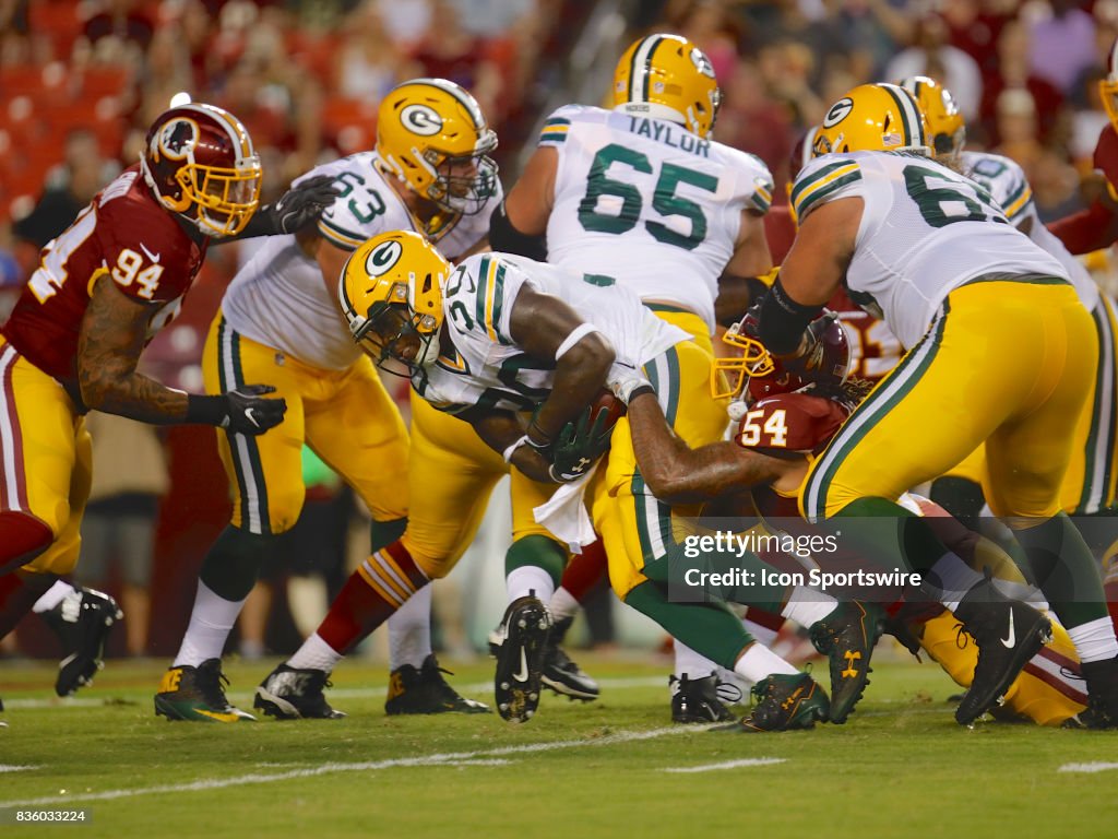 NFL: AUG 19 Preseason - Packers at Redskins