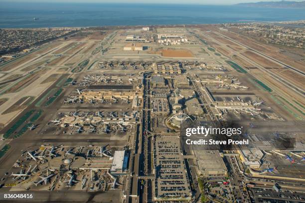 lax - flughafen los angeles stock-fotos und bilder