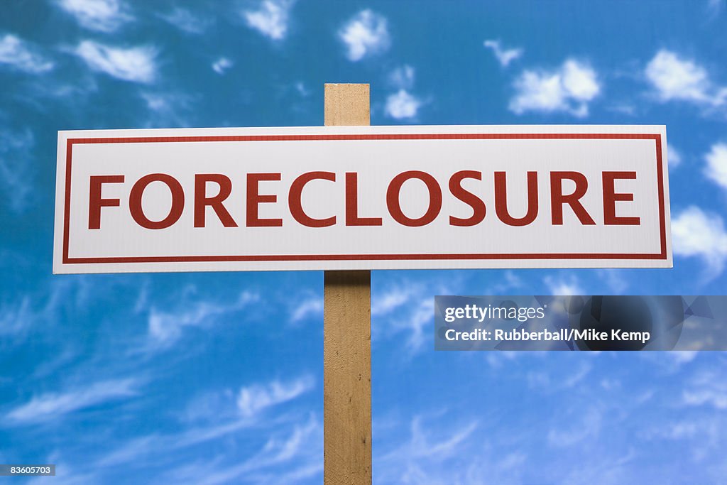 Foreclosure signs