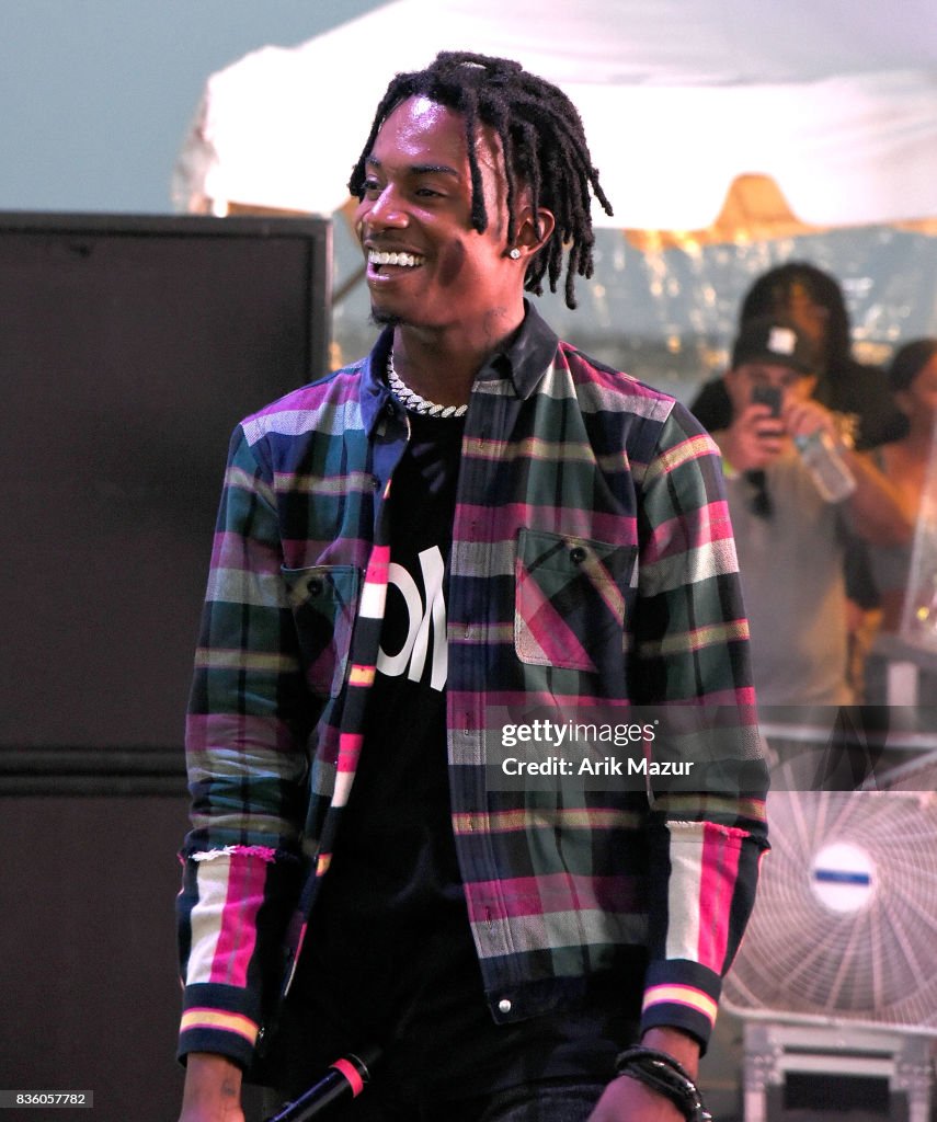 Playboi Carti performs at 2017 Billboard HOT 100 Music Festival at News  Photo - Getty Images