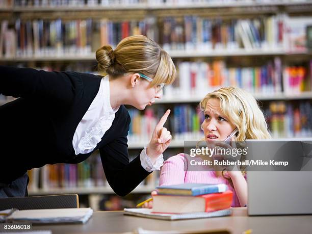 Sentence Shushes 89 Library Shh Stock Photos, High-Res Pictures, and Images - Getty Images