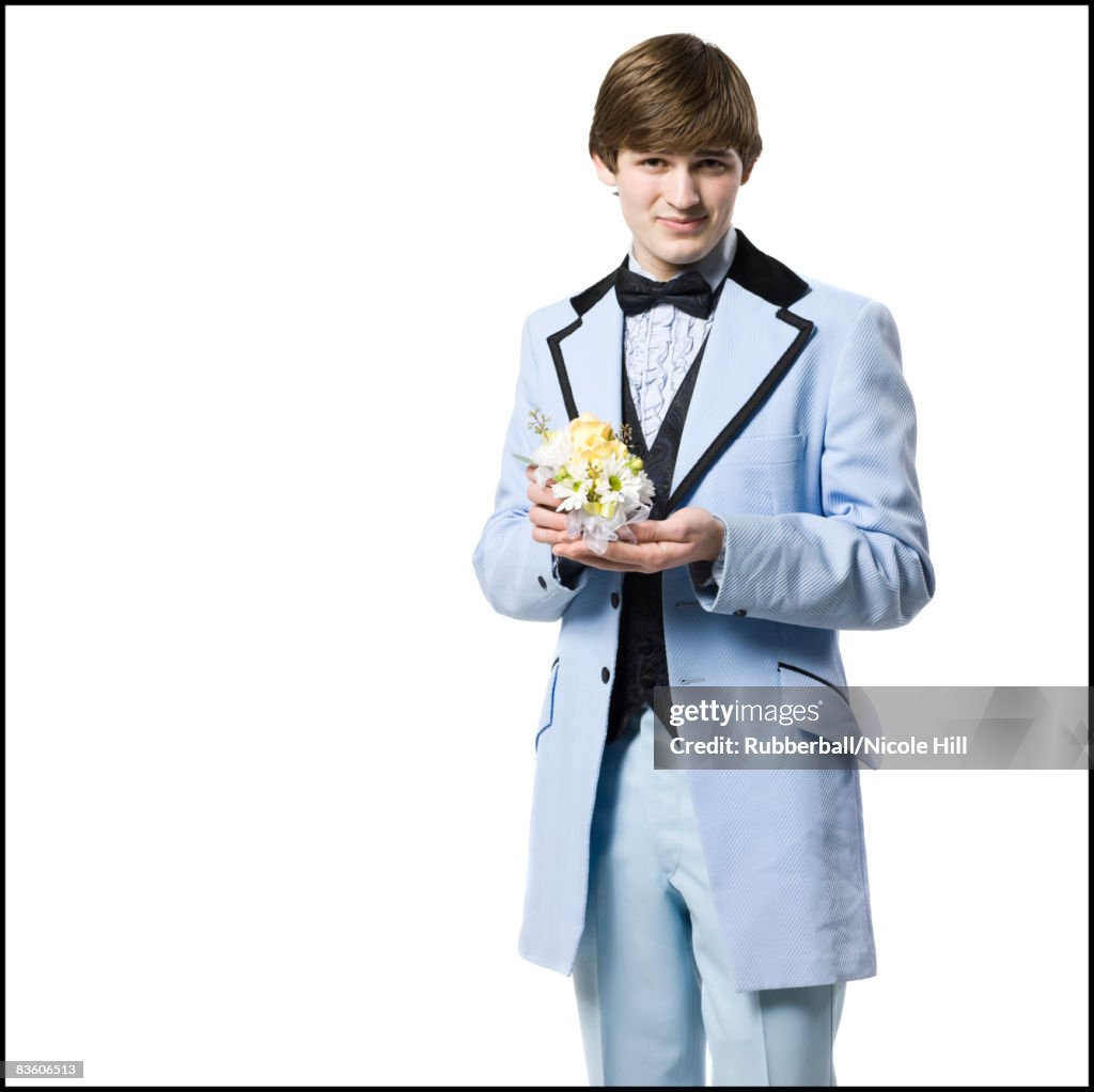 Man in retro clothing