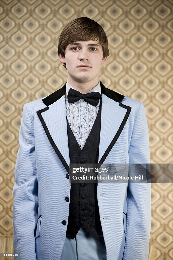 Man in retro clothing