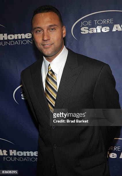 Derek Jeter attends the 6th annual ''Joe Torre Safe at Home Foundation'' gala at Pier 60 at Chelsea Piers on November 7, 2008 in New York City.