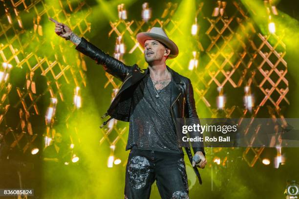 Matt Goss from Bros performs at The O2 Arena on August 20, 2017 in London, England.