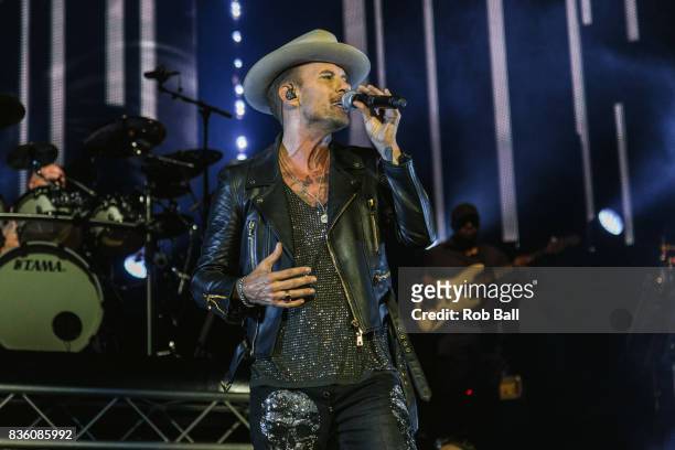 Matt Goss from Bros performs at The O2 Arena on August 20, 2017 in London, England.