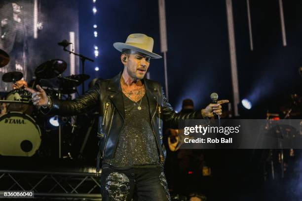 Matt Goss from Bros performs at The O2 Arena on August 20, 2017 in London, England.