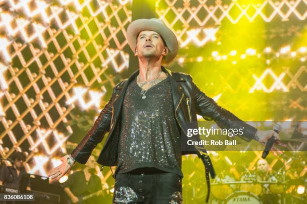 Matt Goss from Bros performs at The O2 Arena on August 20, 2017 in London, England.