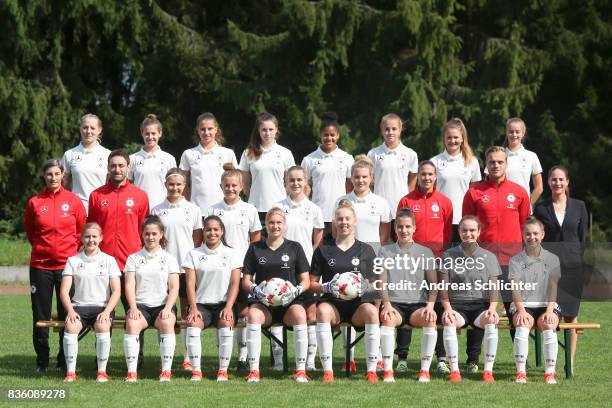 Gruenberg, GERMANY teamphoto , Back Line Pauline Wimmer , Lina Jubel , Leonie Koester , Jasmin Jabbes , Johanna Biermann , Shekiera Martinez , Karla...