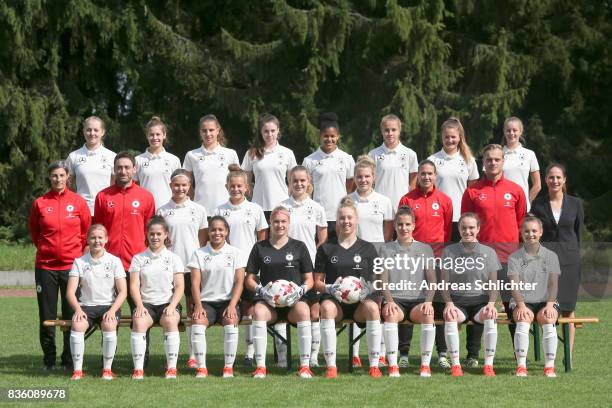 Gruenberg, GERMANY teamphoto , Back Line Pauline Wimmer , Lina Jubel , Leonie Koester , Jasmin Jabbes , Johanna Biermann , Shekiera Martinez , Karla...