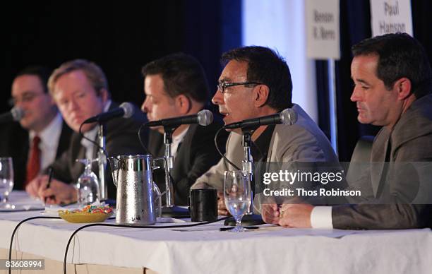 Director of KPMG LLP Benson R. Berro, Paul Hanson, Joseph D. Chianese, Mark Amin, and P. Clark Hallren attend the 2008 AFM - AFM Finance Conference:...