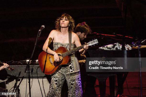 Martha Wainwright performs at Ford Theatre on August 20, 2017 in Hollywood, California.