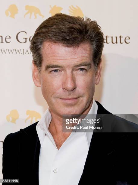 Actor Pierce Brosnan attends the 2nd Annual Jane Goodall Institute Global Leadership Awards at the Ronald Reagan Building and International Trade...